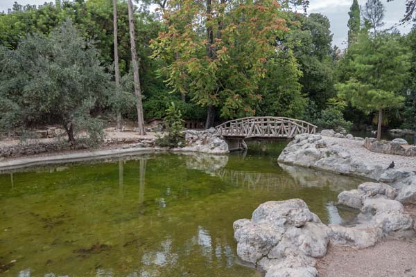 Athen Nationalgarten Teich
