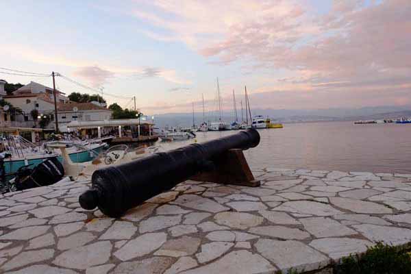 Kassiopi Hafen