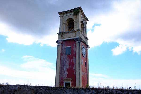 Korfu Alte Festung Uhrenturm