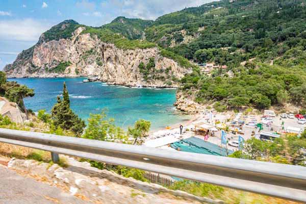 Paleokastritsa Agios Petros Beach