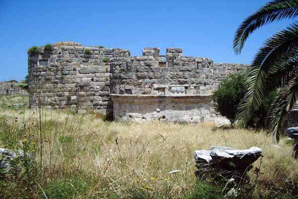 Kos Festung Neratzia Mauern