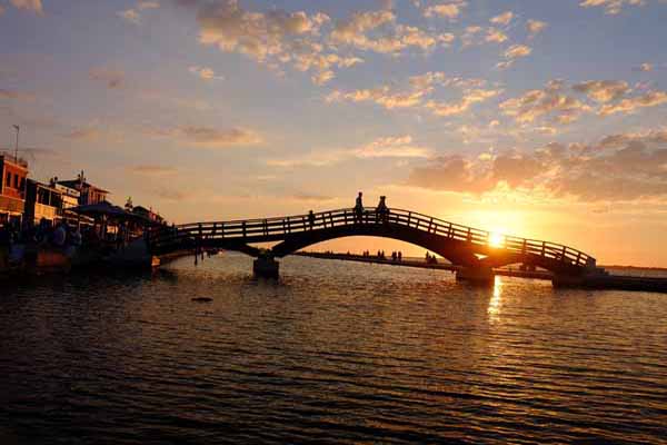 Lefkada Fußgängerbrücke