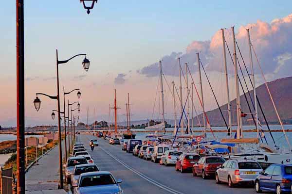 Lefkada Hafen