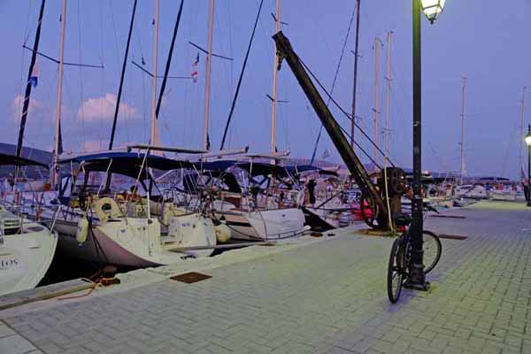 Lefkada Hafen