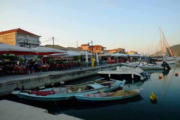 Lefkada Hafen