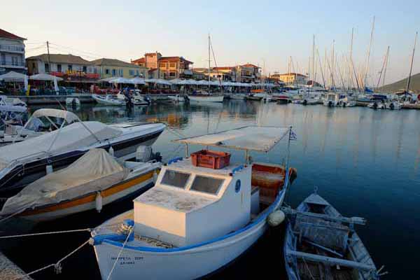 Lefkada Hafen