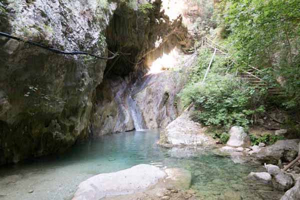 Nydri kleiner Wasserfall