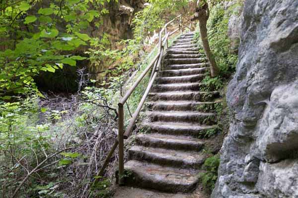 Nydri Wasserfall Treppe