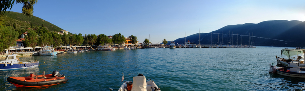 Vasiliki Skyline Hafen Panorama