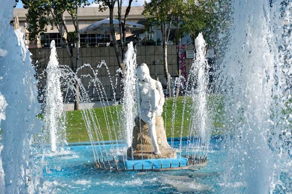 Thessaloniki Brunnen am Staatstheater