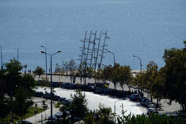 Thessaloniki Fernsehturm Aussicht