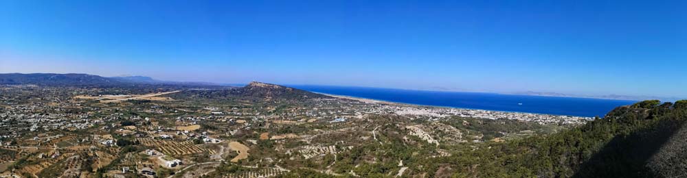 Filerimos Aussicht Panorama