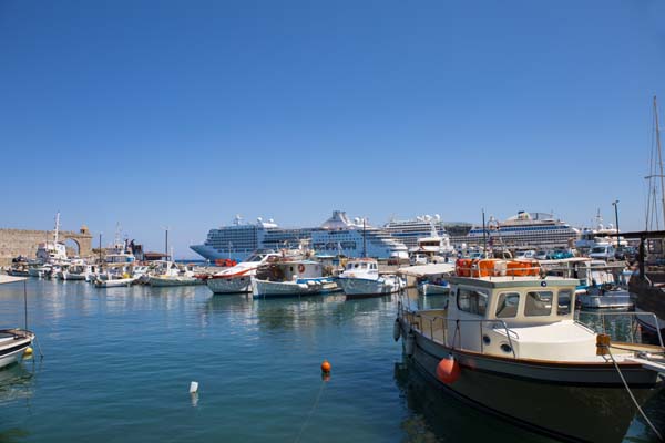 Rhodos Kolona Hafen