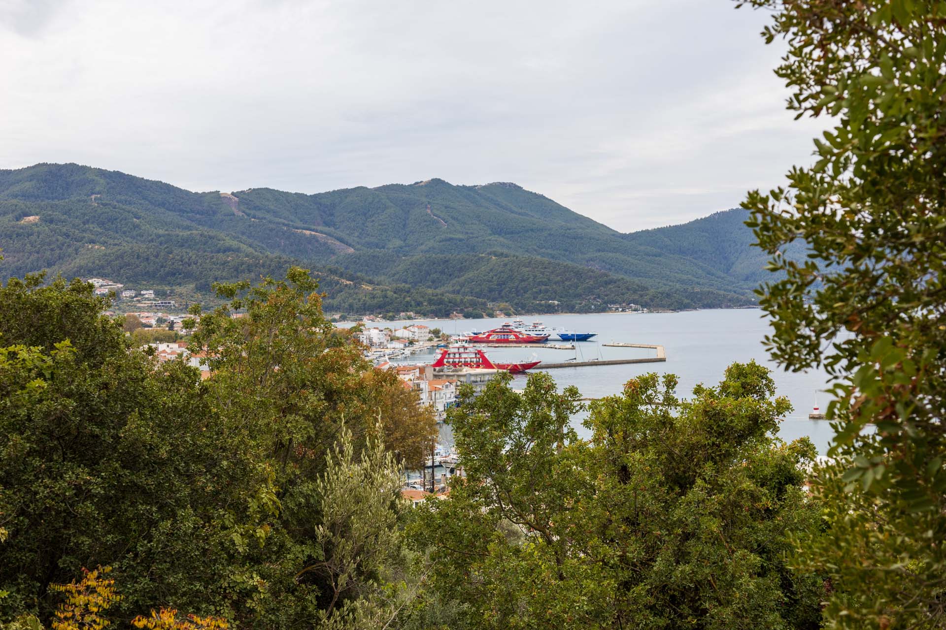 Limenas Thasou Ausblick