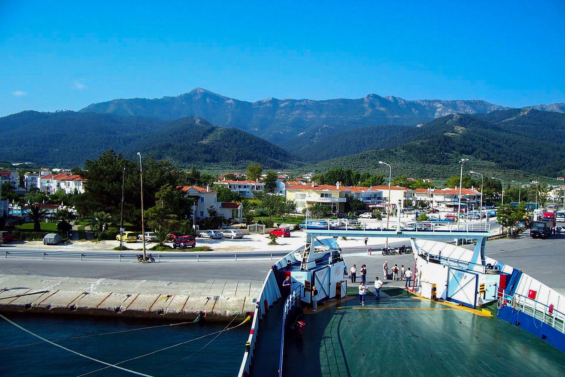 Limenas Thasou F&auml;hrhafen