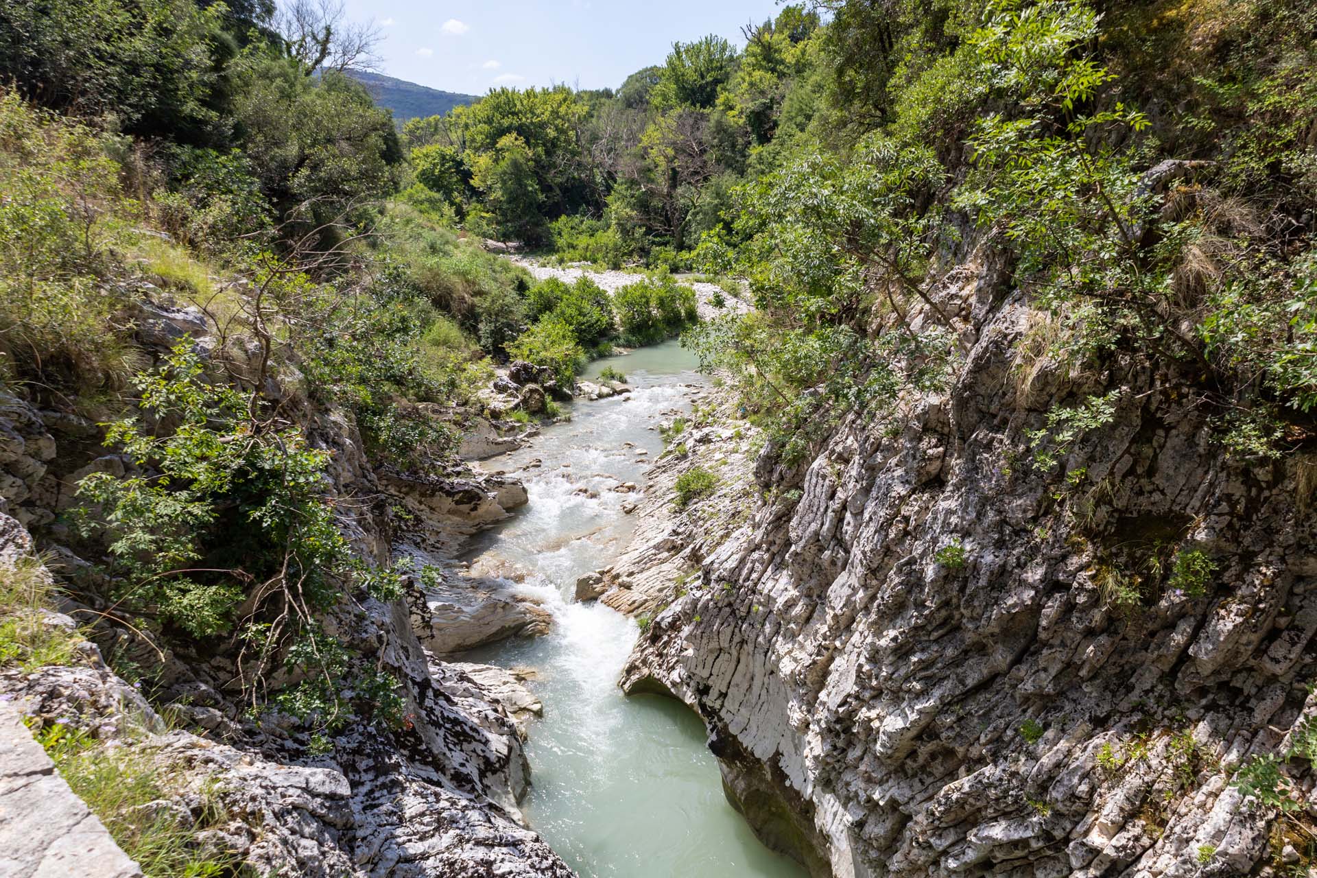 Die Schlucht Hades Gate und der Acheron