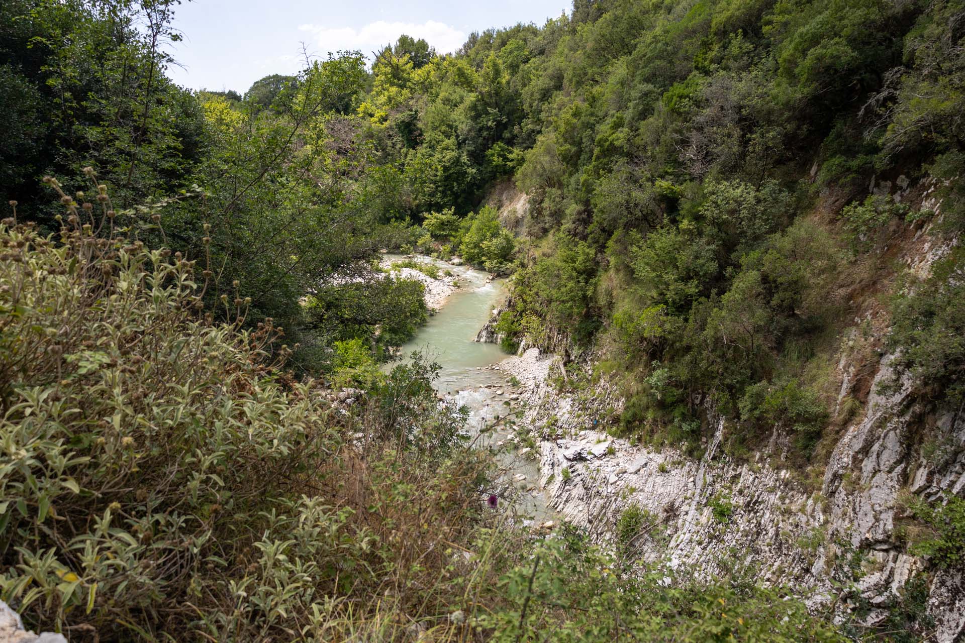 Die Schlucht Hades Gate und der Acheron