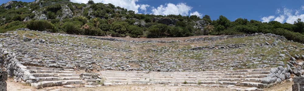 Aräologische Stätte Kassope Antikes Theater