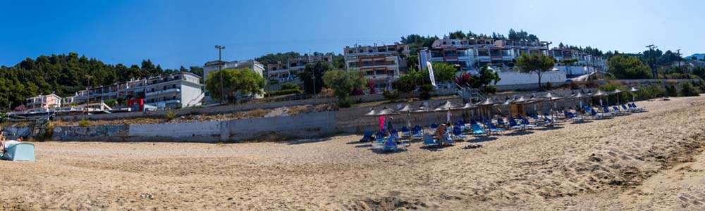 Loutsa Beach Panorama