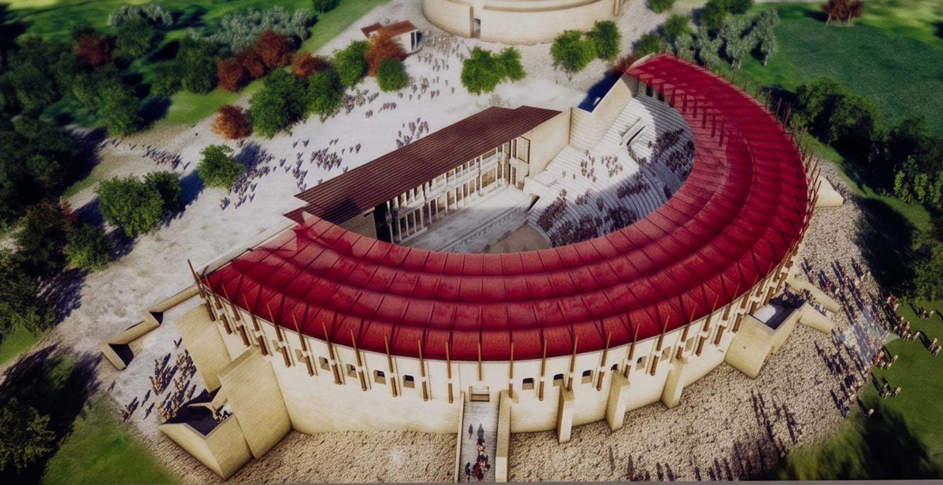 Nikopolis Roemisches Theater Rekonstruktion