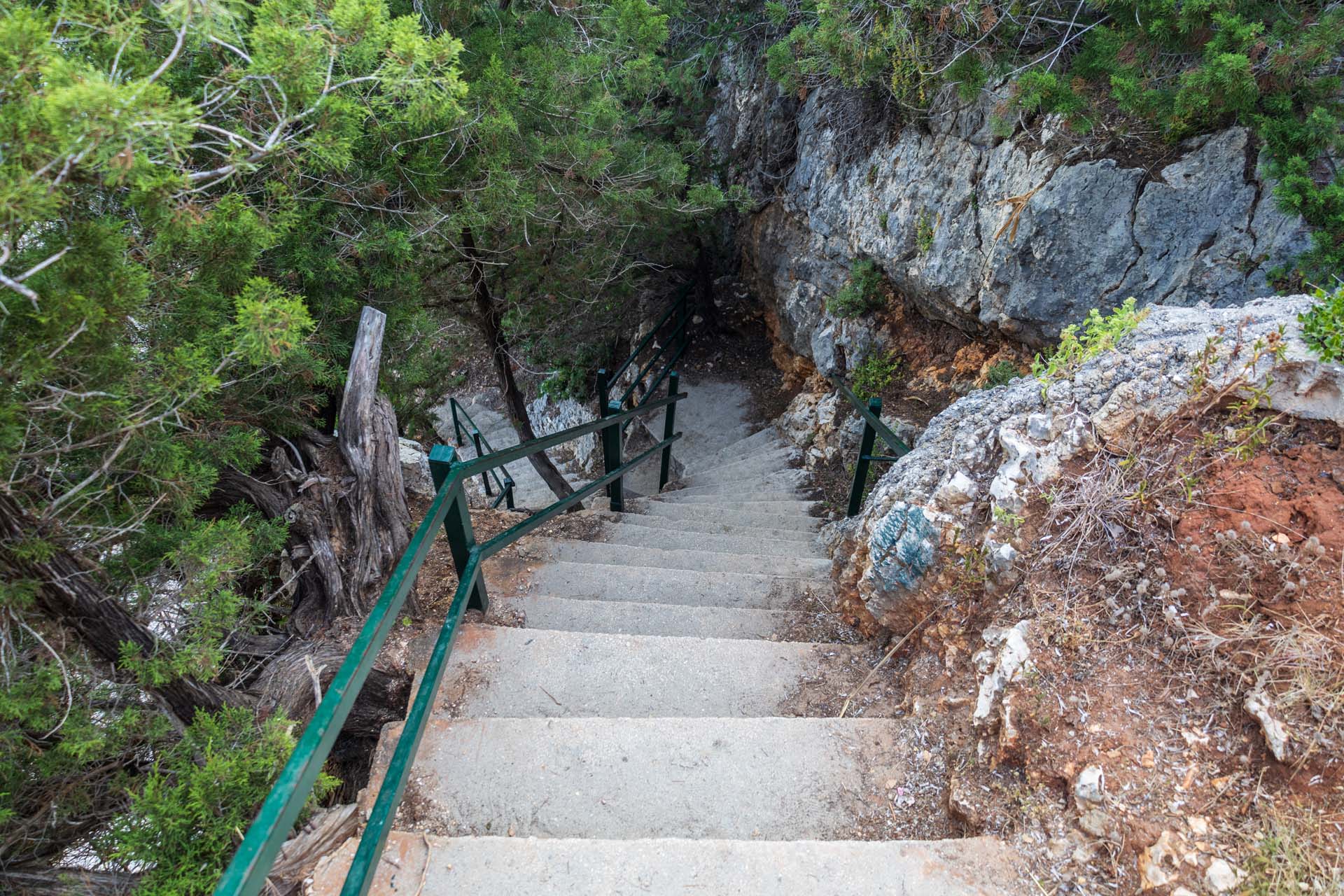 Skala Beach Treppe