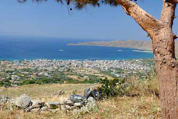 Castello Rosso Blick auf Karystos