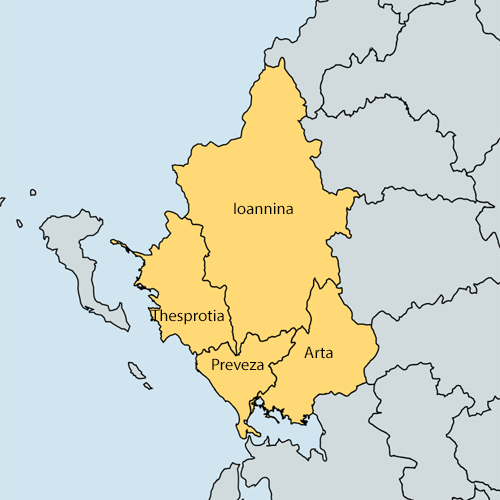 Karte Epirus