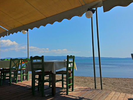 Eine Typische Strandtaverne