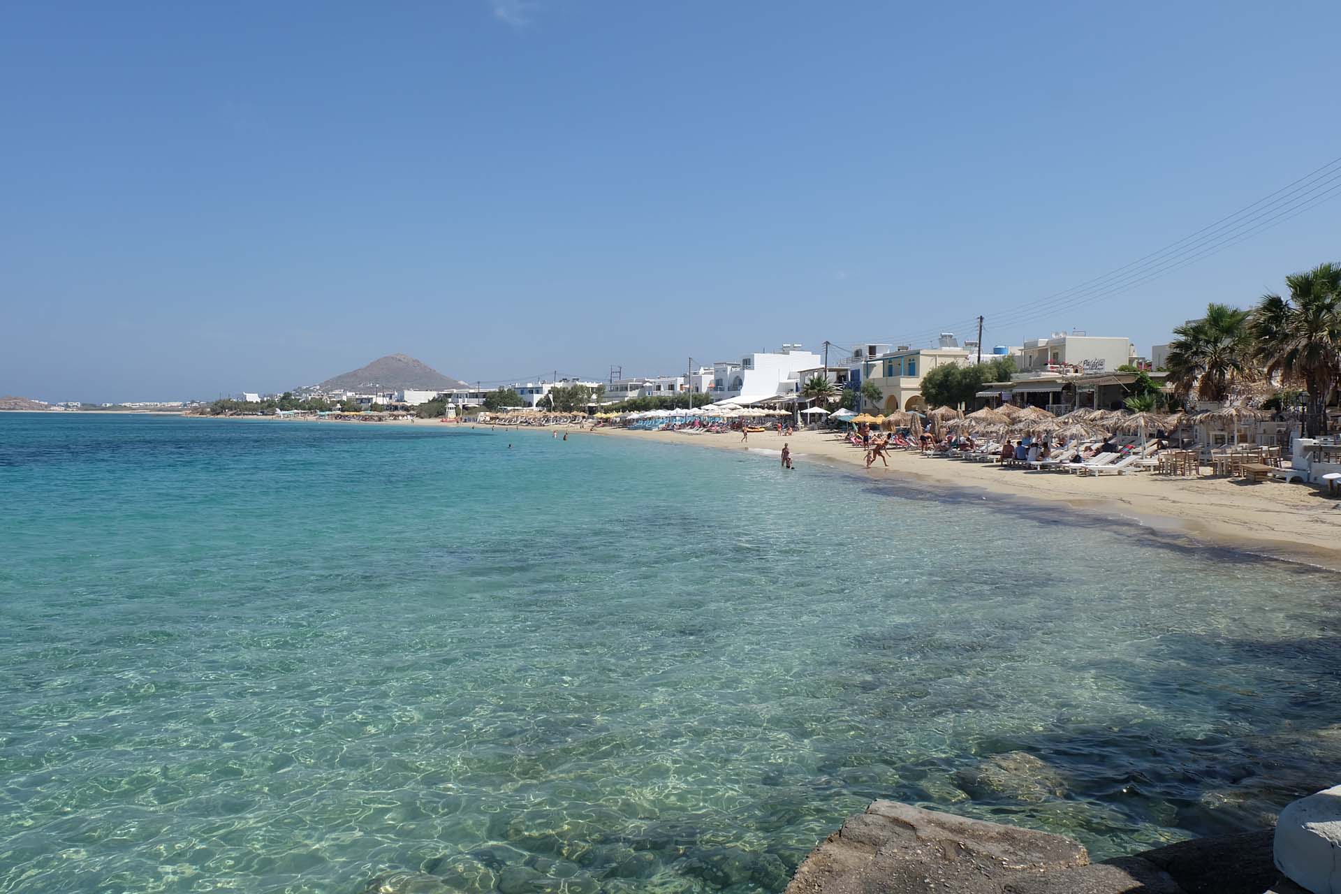 Impressionen Agia Anna, frischer Octopus, Fischerhafen, Strand und Meer