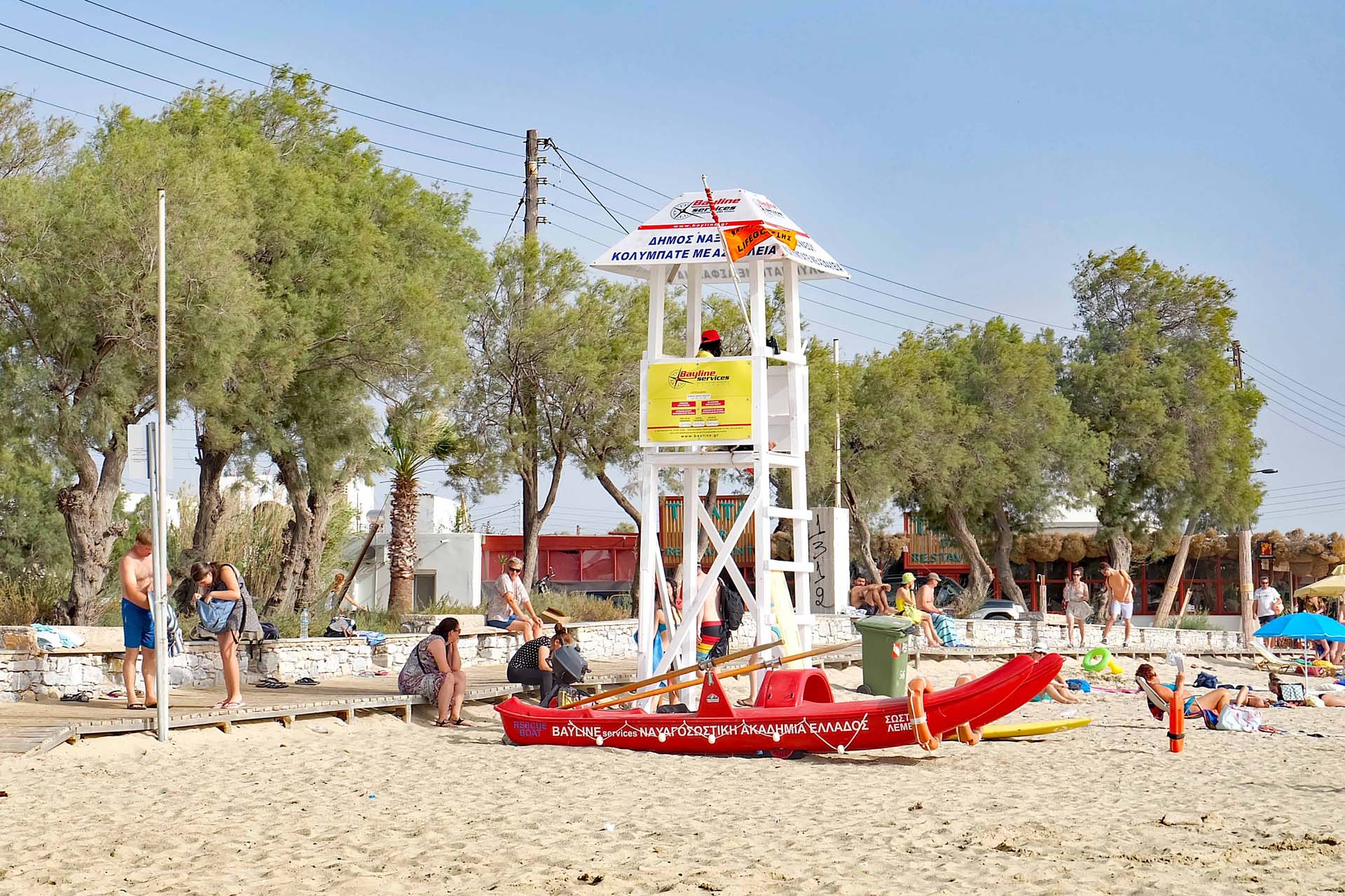 Der Strand wird von Sea-Watch überwacht