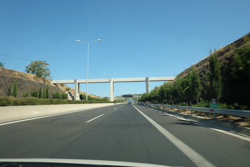 Fahrt zur Rio-Andirro Brücke