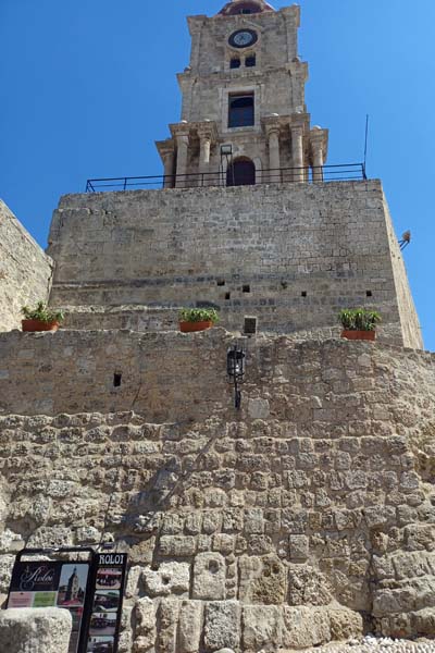 Rhodos Altstadt Uhrenturm