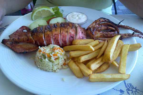 Kalamaris Gegrillt