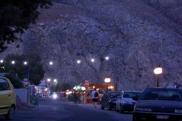 Die Promenade am Abend
